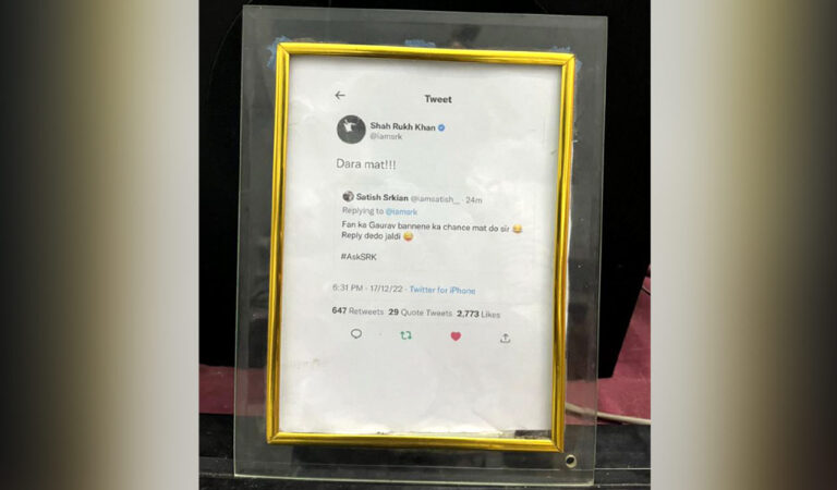 Shah Rukh Khan’s fans frame his reply at #AskSRK conference