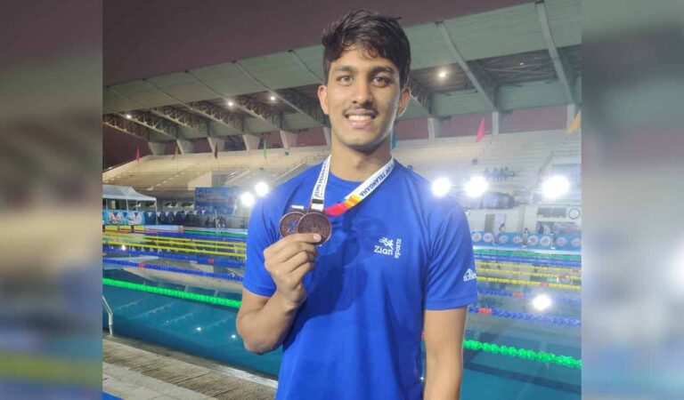 Hyderabad’s swimmer Sainihal takes second bronze