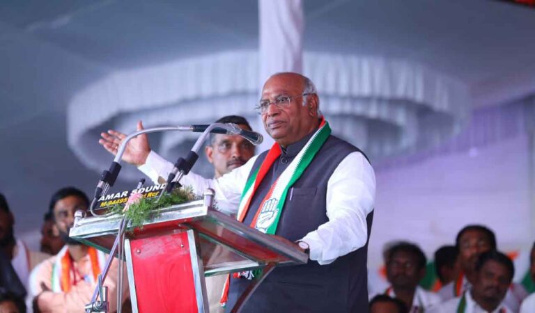 ‘Convener of Corrupt Coalition’ Kharge hits back at Modi
