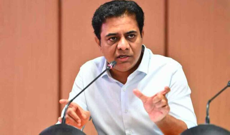 KT Rama Rao asks Center to apologize for fuel price hike