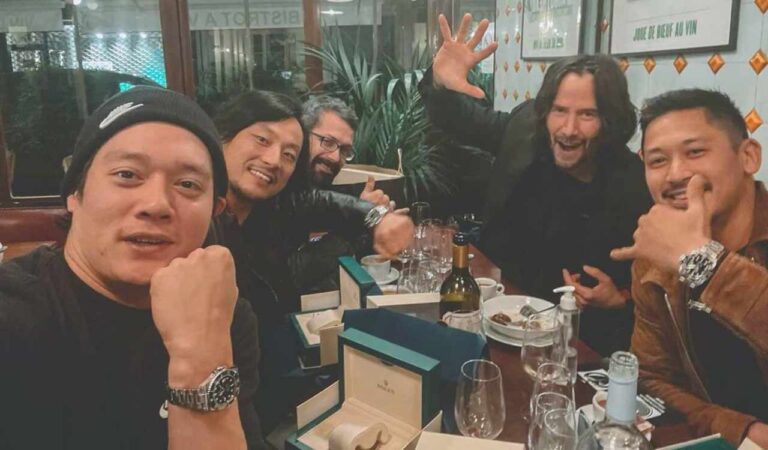 Keanu Reeves presents ‘John Wick’ stunt team with engraved Rolex watches