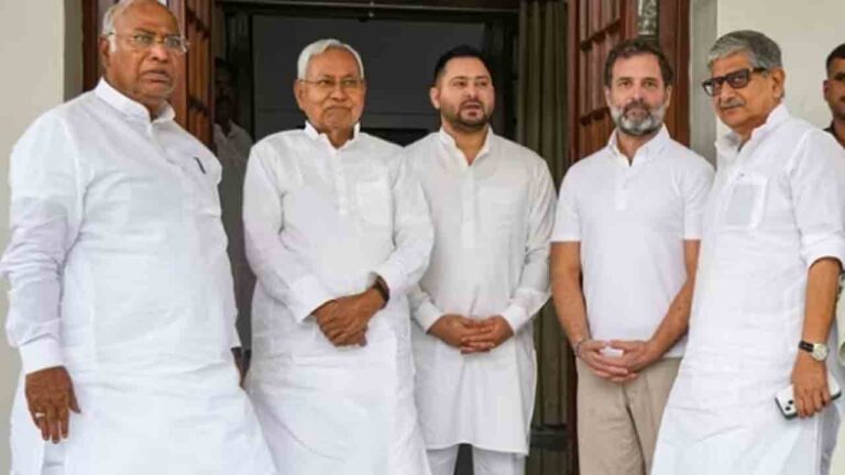 రాహుల్ సమక్షంలో విపక్షాల ఐక్యవేదిక నితీశ్, తేజస్వి ఖర్గేతో భేటీ.. ఎందుకంటే? -నమస్తే తెలంగాణ