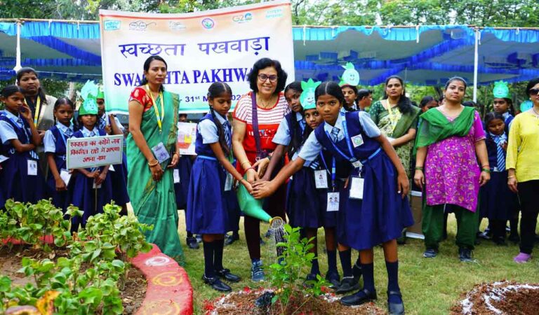 Telangana: GEM participants conduct sanitation through NTPC-Ramagundam march