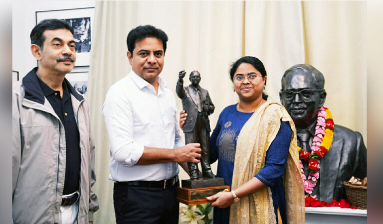 KTR pays tribute to Ambedkar’s legacy during UK tour