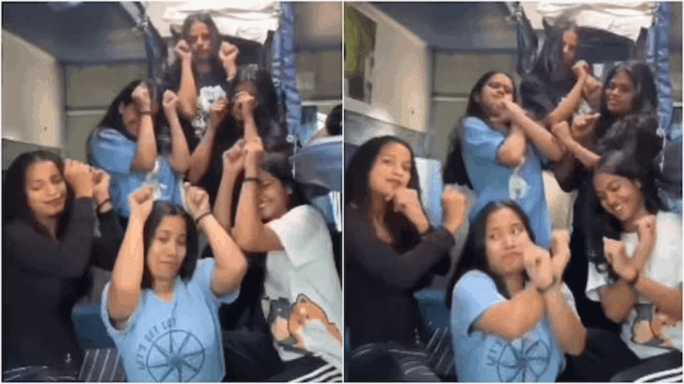 వైరల్ వీడియో | రైలులో ప్రసిద్ధ పాటకు యువతులు విపరీతంగా నృత్యం చేశారు – నమస్తే తెలంగాణ