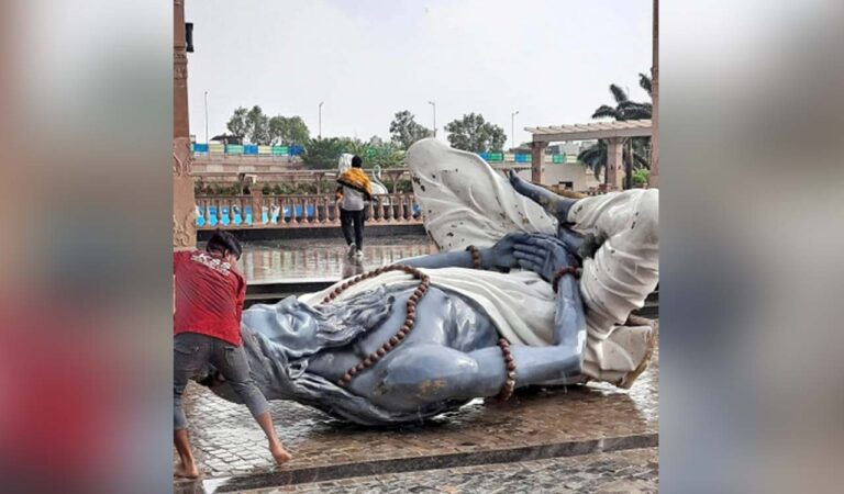 Congress slams BJP over damaged statue at Mahakal temple, calls for probe