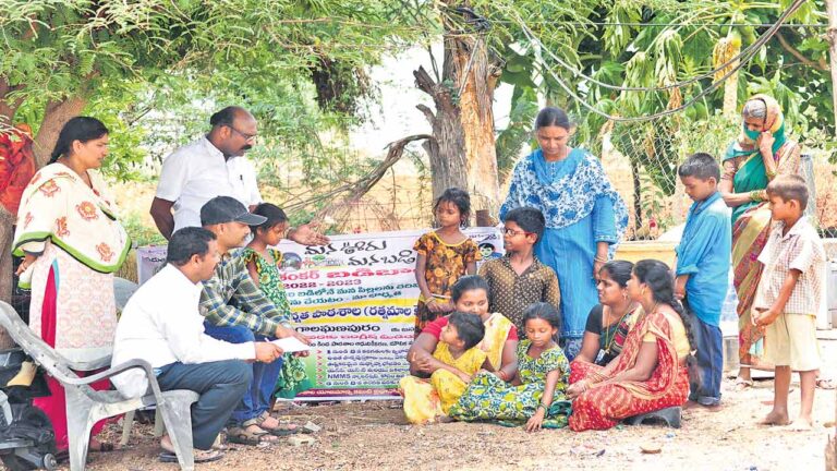 తెలంగాణ-నమస్తే తెలంగాణలో బడిబాట నమోదు లక్ష దాటింది