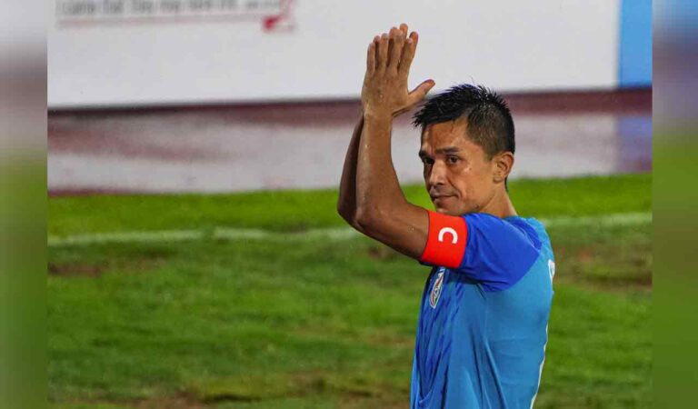 Sunil Chhetri becomes fourth highest scorer in international football