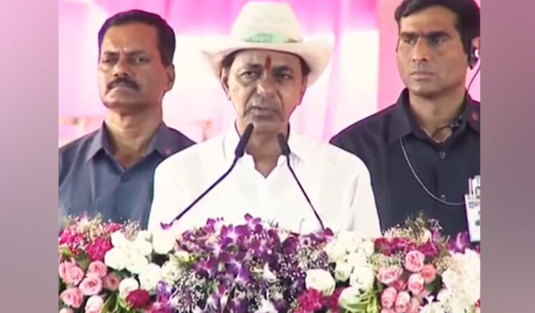 CM KCR showers for Ashifabad