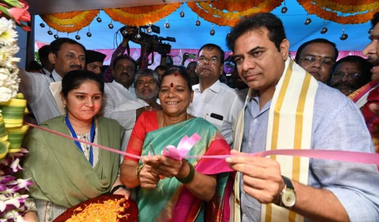 KT Rama Rao opens GHMC Ward Office System in Kachiguda