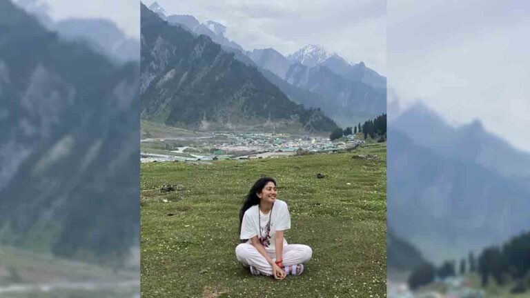 సాయి పల్లవి |ఒక చేయి కాశ్మీర్ అందం. మరోవైపు సాయి పల్లవి సోయగాలు-నమస్తే తెలంగాణ