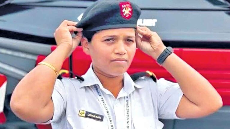 Disha Naik | దిశ నాయక్.. దేశంలోనే తొలి మహిళా ఎయిర్పోర్ట్ ఫైర్ ఫైటర్-Namasthe Telangana