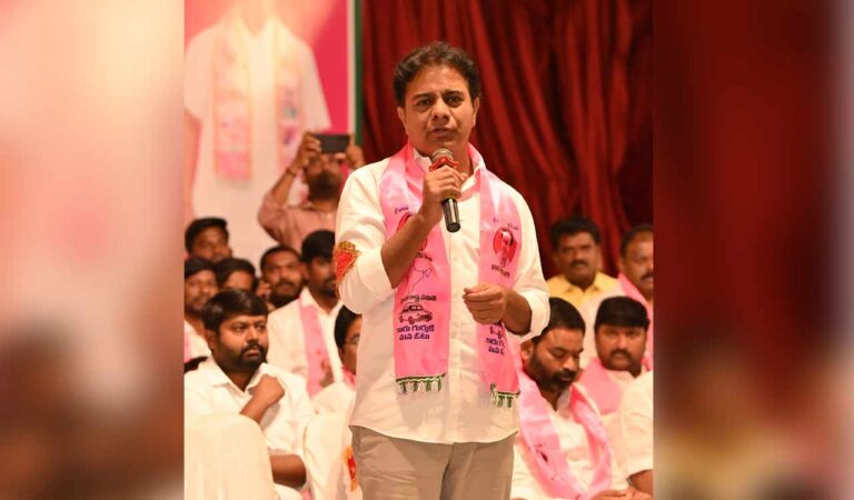 Congress conspiring to demolish Kaleshwaram: KTR-Telangana Today