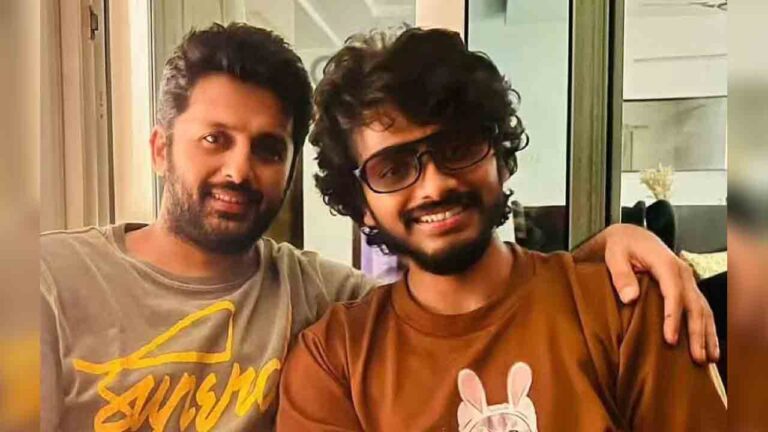 Nithiin – Teja Sajja | హనుమంతును కలిసిన ‘శ్రీ ఆంజనేయం’ అంజి.. ఫొటో వైరల్-Namasthe Telangana