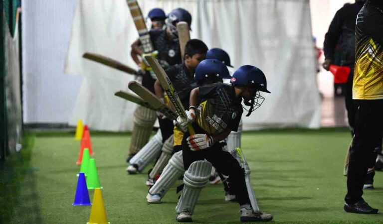 Mini box cricket facility at Madhura Nagar metro station-Telangana Today