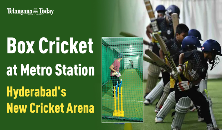 Hyderabad’s First Mini-Box Cricket Arena in a Metro Station